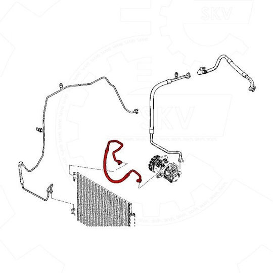 Маркуч Климатик Renault Clio IV Captur I 924901662r