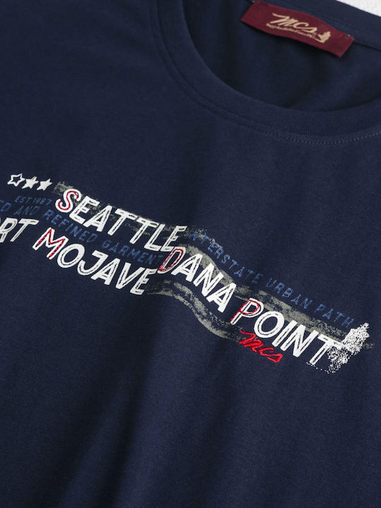 T-shirt Navy Blue 14MTS041-02304-704