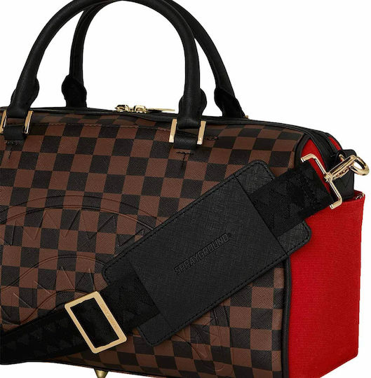 Sprayground Duffle Sack Voyage Brown Fabric L32xW15xH24cm