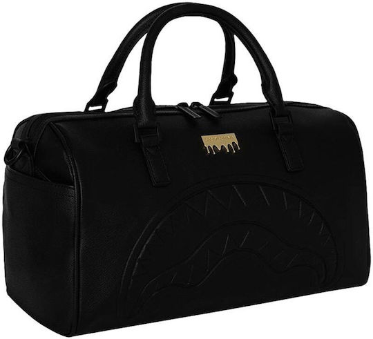 Sprayground Duffle Sack Voyage Black from Artificial Leather L32xW15xH24cm