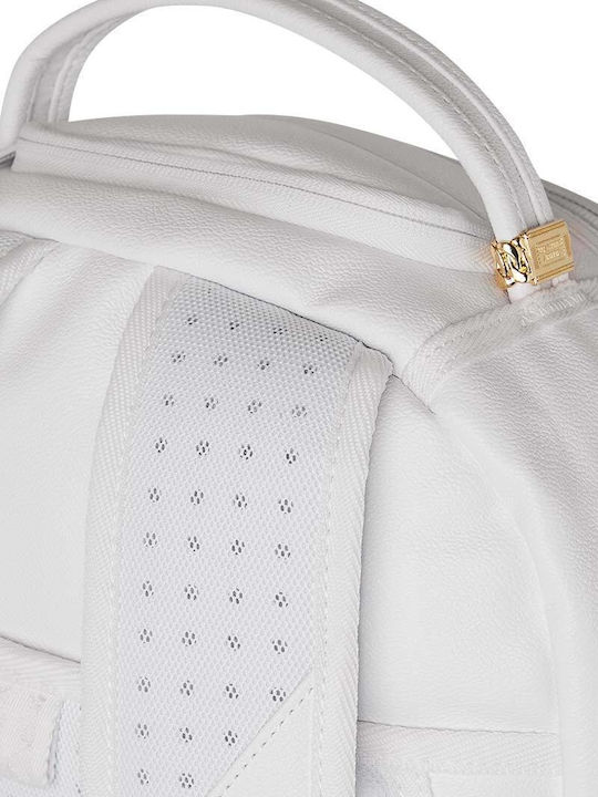 Sprayground Σχολική Τσάντα Πλάτης Λευκή με Θήκη για Παγούρι