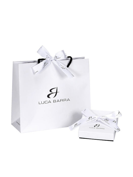 Luca Barra Κολιέ Διπλό από Ατσάλι