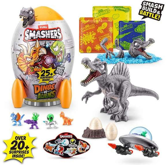Zuru Smashers-Dinos Vs Aliens-Spaceship για 3+ Ετών (Διάφορα Σχέδια)