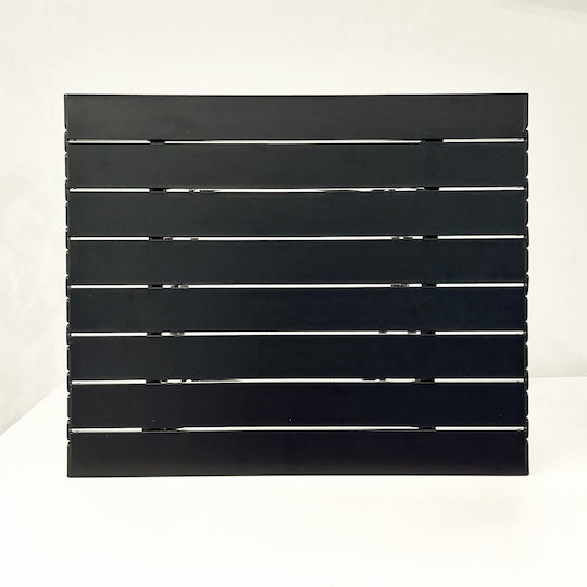 Folding Aluminum Table for Camping Folding 56x40x40cm Black
