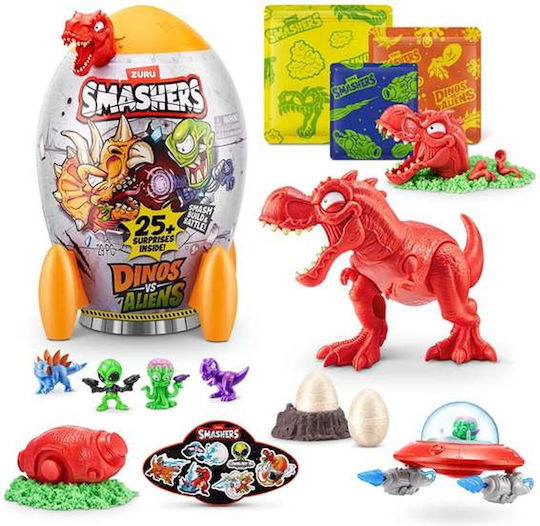 Zuru Smashers-Dinos Vs Aliens-Spaceship για 3+ Ετών (Διάφορα Σχέδια)