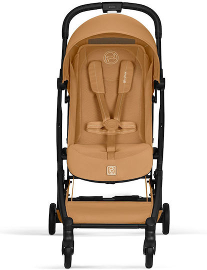 Cybex Orfeo Καρότσι Μωρού Kατάλληλο για Nεογέννητο Cinnamon Yellow / Black Frame 6.3kg
