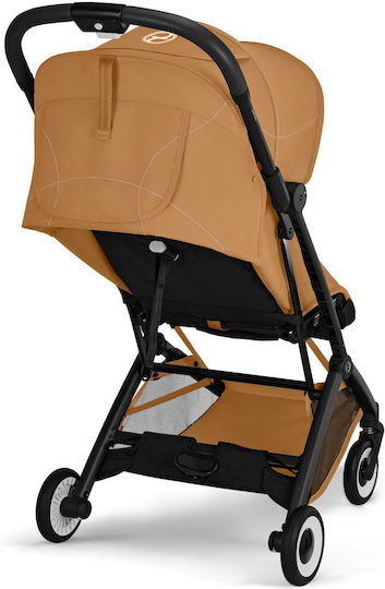 Cybex Orfeo Καρότσι Μωρού Kατάλληλο για Nεογέννητο Cinnamon Yellow / Black Frame 6.3kg