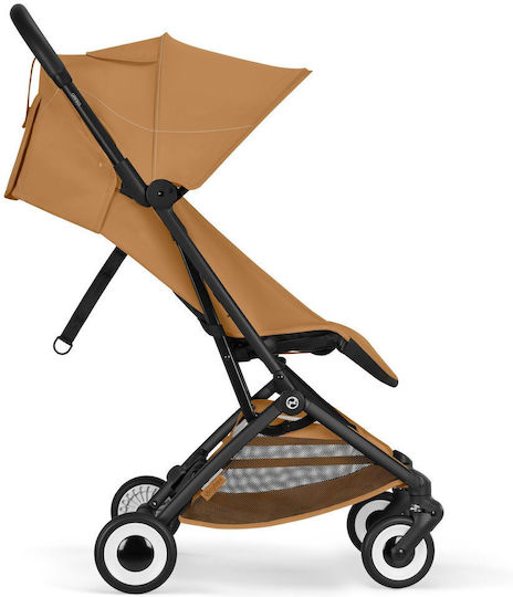 Cybex Orfeo Καρότσι Μωρού Kατάλληλο για Nεογέννητο Cinnamon Yellow / Black Frame 6.3kg