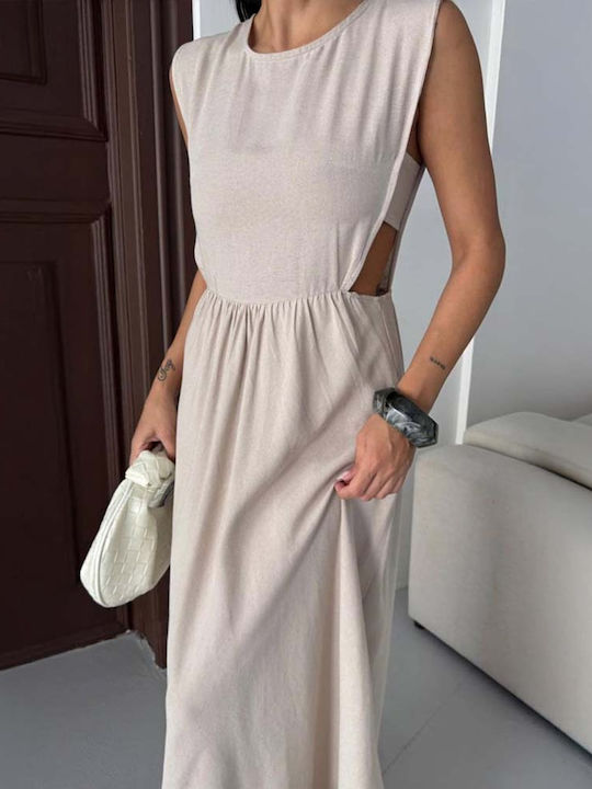 Rochie Maxi Ecru