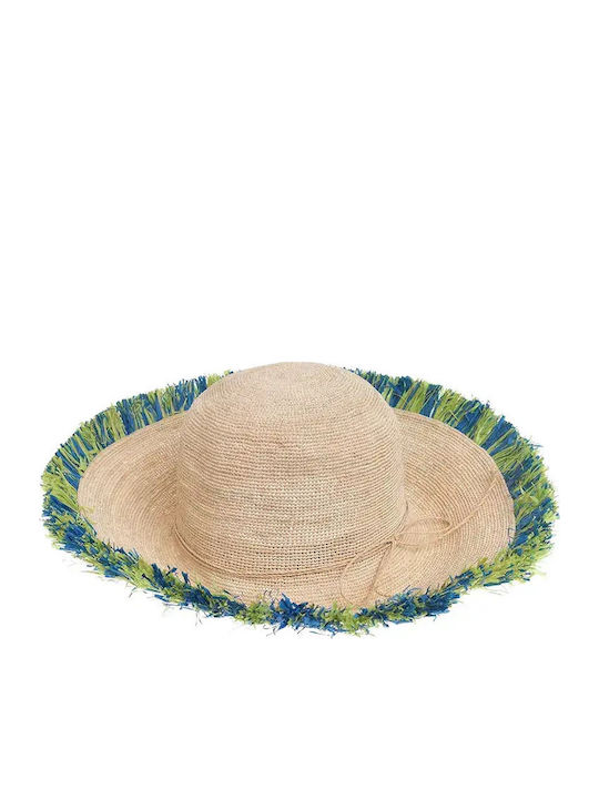 Ble Resort Collection Γυναικείο Ψάθινο Καπέλο Μπεζ
