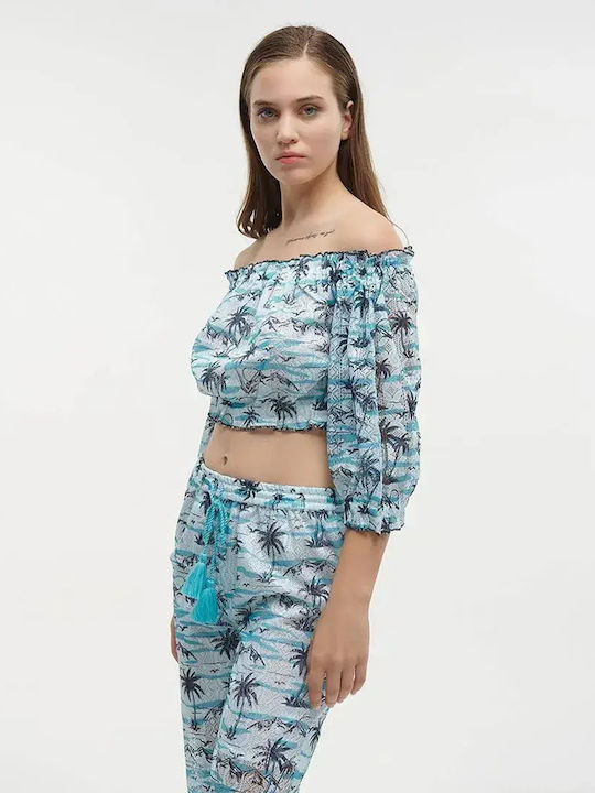 Women's Pantaloons White/Blue