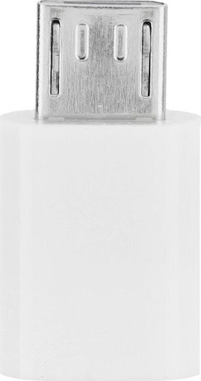Blue Star Converter USB-C Male to micro USB Female White 1 Piece