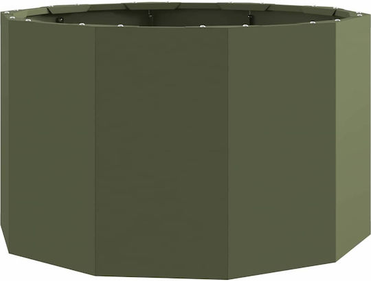 vidaXL Topf Metallisch Green 60x60x35cm.