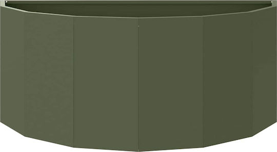 vidaXL Topf Metallisch Green 90x90x35cm.