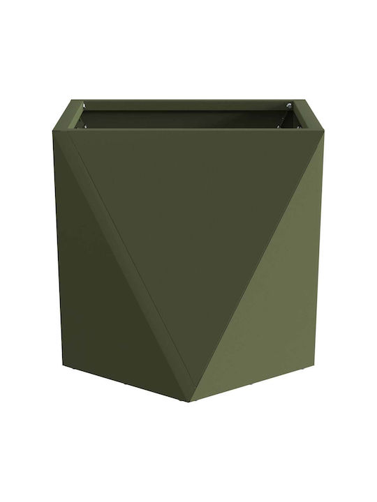 vidaXL Topf Metallisch Green 30x30x30cm.