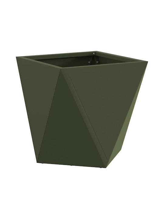 vidaXL Topf Metallisch Green 30x30x30cm.