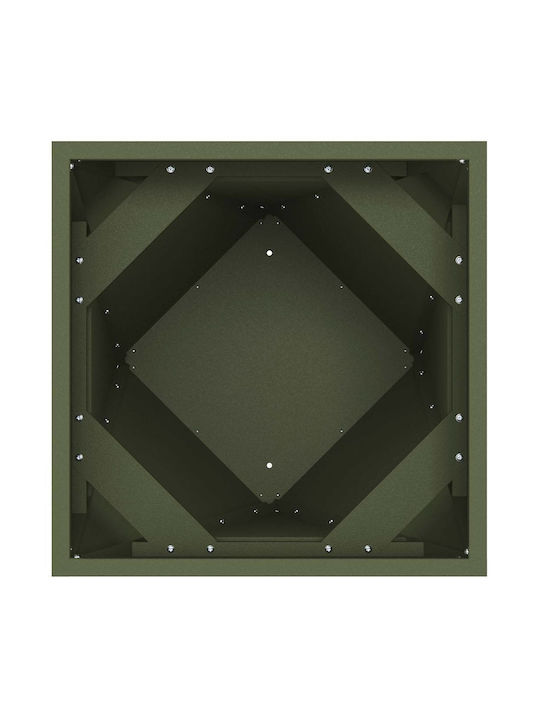 vidaXL Topf Metallisch Green 30x30x75cm.