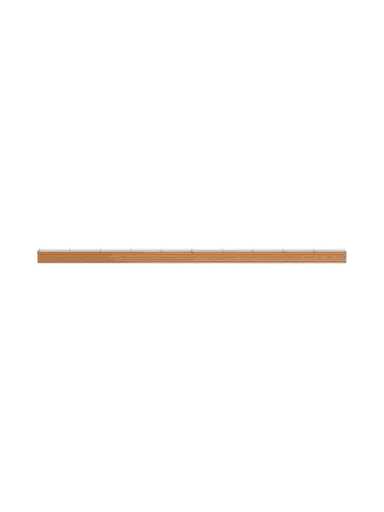 vidaXL Planter Box Metal De bronz 970x50x36cm.