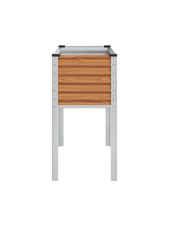 vidaXL Topf Metallisch Open Café 100.5x40.5x90cm.