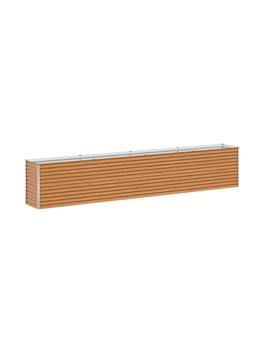 vidaXL Planter Box Metal De bronz 390x50x68cm.