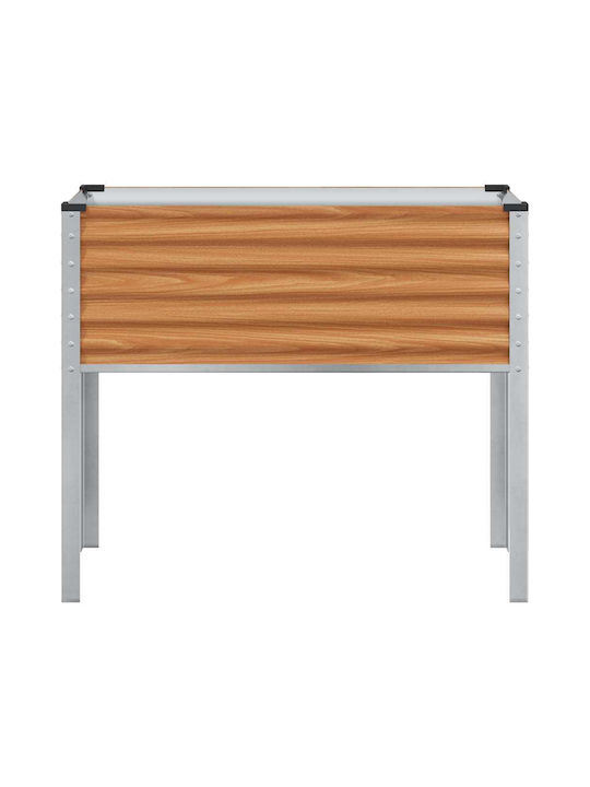 vidaXL Topf Metallisch Open Café 100.5x40.5x90cm.