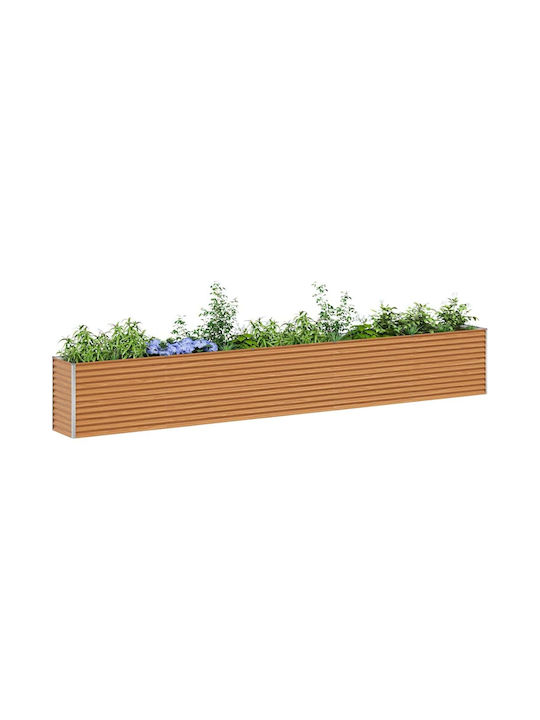 vidaXL Ζαρντινιέρα Μεταλλική Μπρούτζινη 485x50x68εκ.