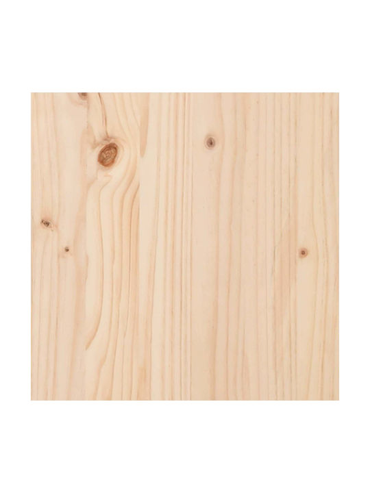 vidaXL Holzblumentopf Braune 31x31x70cm