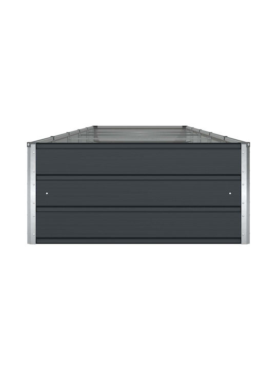 vidaXL Pot Metallic Charcoal 195x100x45cm.