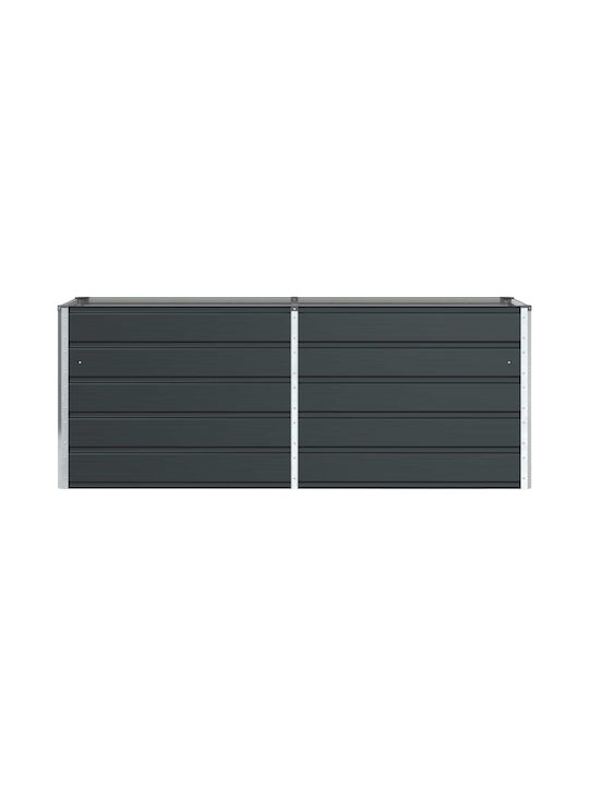 vidaXL Topf Metallisch Charcoal 480x50x45cm.