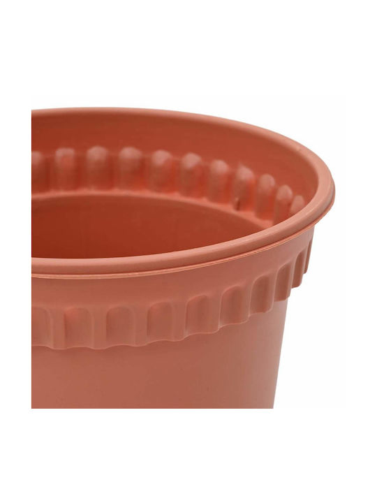 vidaXL Set 6 Ghivece Plastice Light Terracotta