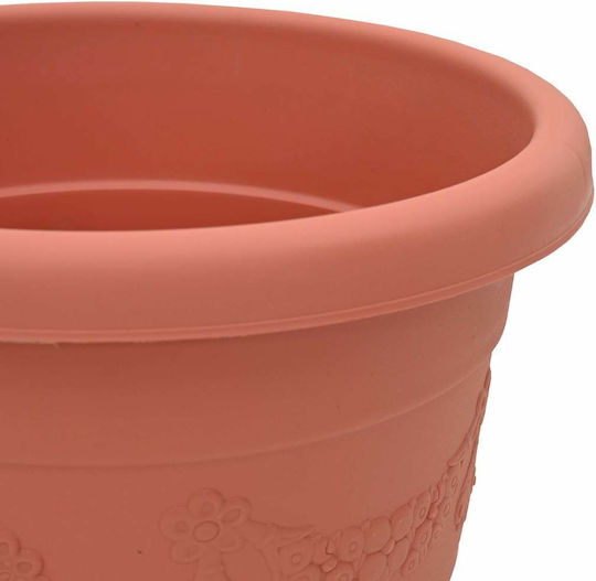 vidaXL Σετ 24 Γλάστρες Πλαστικές Κεραμιδί 30x30x25εκ.