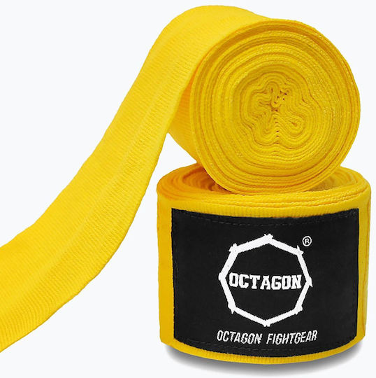 Octagon Fightgear Supreme Basic 300 Cm Yellow Boxing Wraps