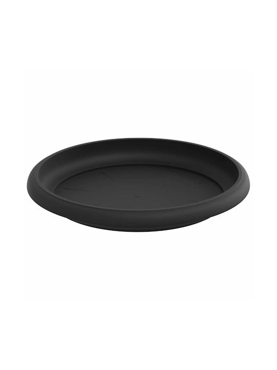 vidaXL Set 6 Töpfe Kunststoff Black