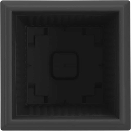 vidaXL Комплект 24 Черни Пластмасови Саксии За Цветя 16x14см