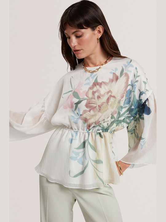 Ted Baker Bluză Damă cu Mâneci 3/4 Bej