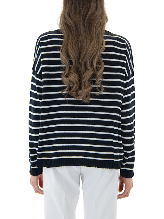 MY T Blusen Für Damen Weiß-Blau MY T Blusen Für Damen Weiß-Blau