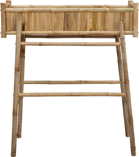 vidaXL Green Bamboo Planter Box 100x38x114cm