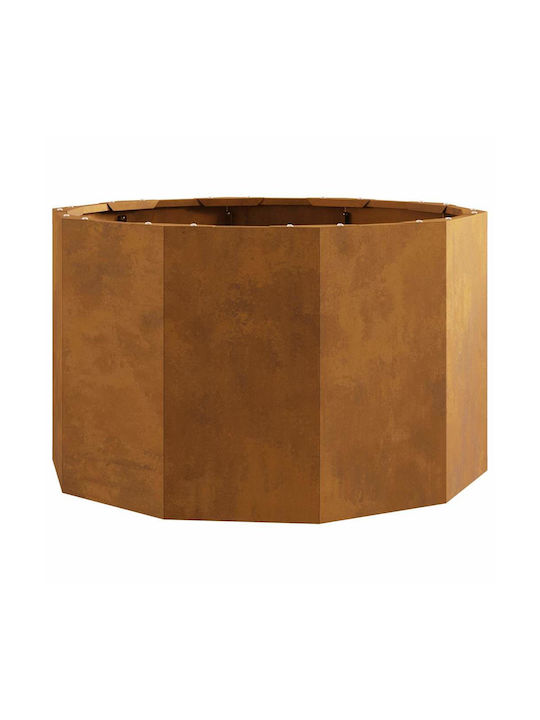 vidaXL Ghiveci Metal Sk Rusty 60x60x35cm.