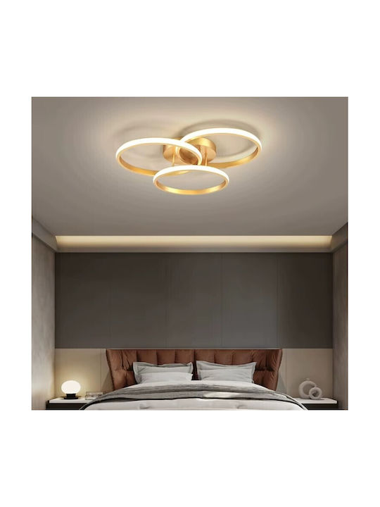 Home Lighting Plafonieră de Tavan 50buc Aurie cu LED Integrat