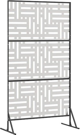 vidaXL Separator De Cameră Metalic 100x180cm