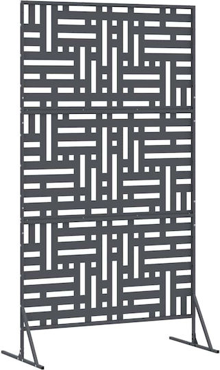 vidaXL Διακοσμητικό Παραβάν Μεταλλικό 100x180cm