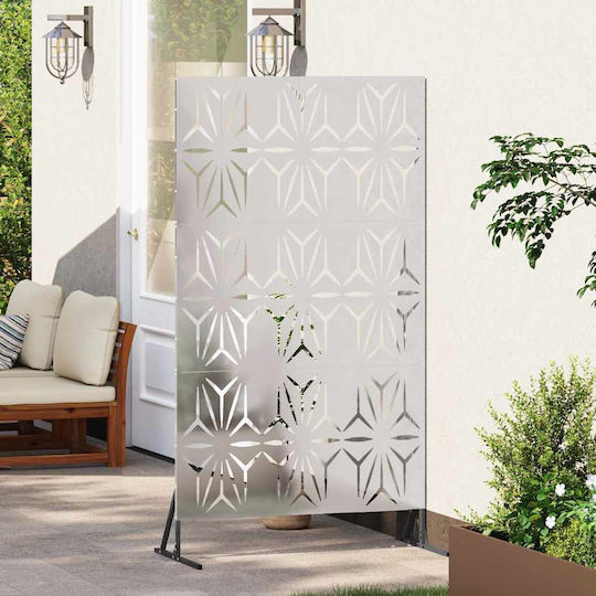vidaXL Raumteiler Metall mit 1 Paneel 100x180cm