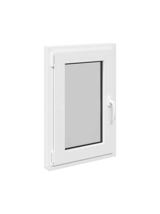 vidaXL Ανοιγόμενο Παράθυρο PVC Π50xΥ75cm
