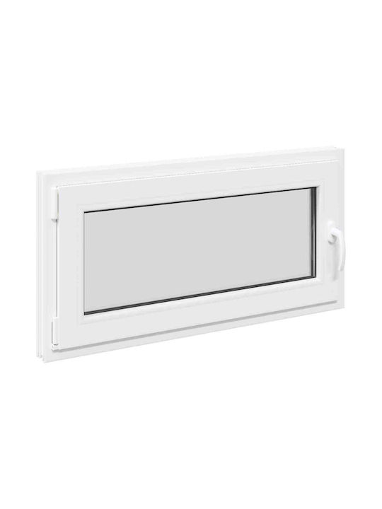 vidaXL Aufklappbares PVC-Fenster P100xH50cm vidaXL Aufklappbares PVC-Fenster P100xH50cm
