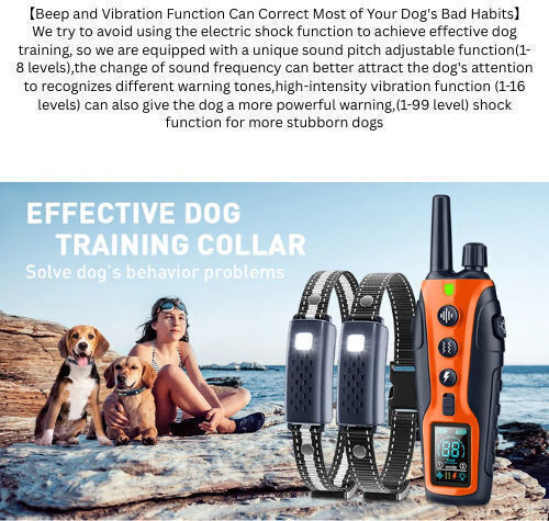 SPV Electric Dog Training Collar with 1000m Range