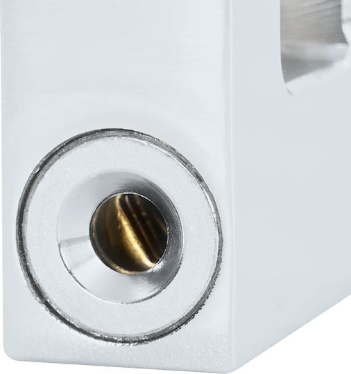 vidaXL Lăcăt Potcoavă cu cheie 40mm Silver 12buc