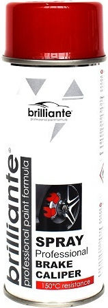 Red Spray Paint Brake Calipers Ral 3002 400ml Brilliant