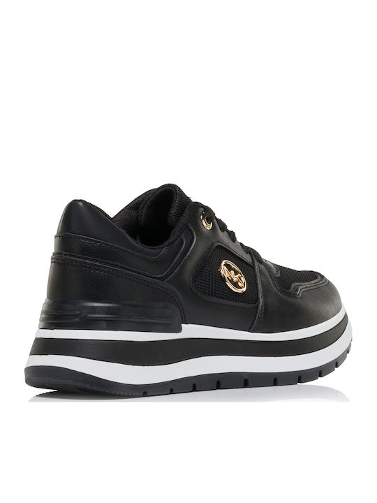 Γυναικεία Flatforms Sneakers Μαύρο