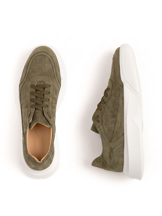 Ανδρικά Ανατομικά Flatforms Sneakers Khaki