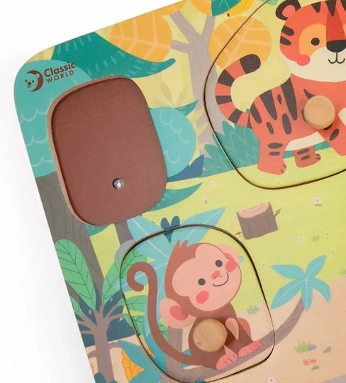 Puzzle Pentru Copii Din Lemn Pegged Classic World